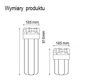 Korpus filtra wody BB10 Big Blue 10