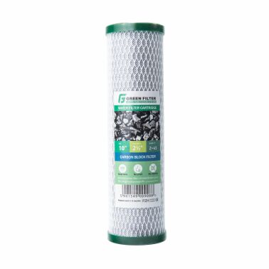 Wkład blok węglowy 10" 2 1/2" – filtr do wody usuwający chlor i zanieczyszczenia