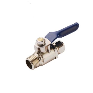 Zawór kulowy mosiężny 1/4" Gz x 1/4" wężyk