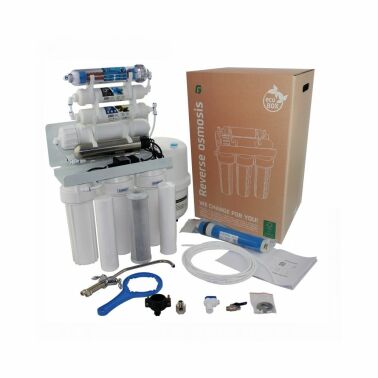 RO8 System Odwróconej Osmozy z wkładem mineralizującym, bioceramicznym i Lampą UV