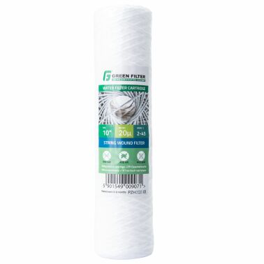 Wkład sznurkowy 10" średnica 2 1/2" - dokładna filtracja wody, polipropylenowy