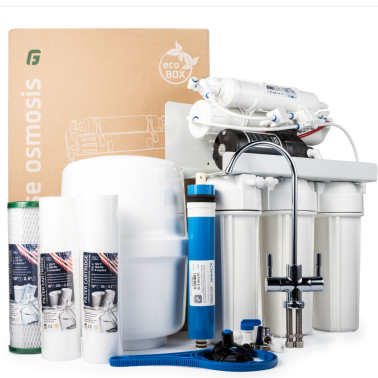 System odwróconej osmozy RO6 z mineralizatorem, pompą i nowoczesną wylewką – niezawodna filtracja wody pod zlew