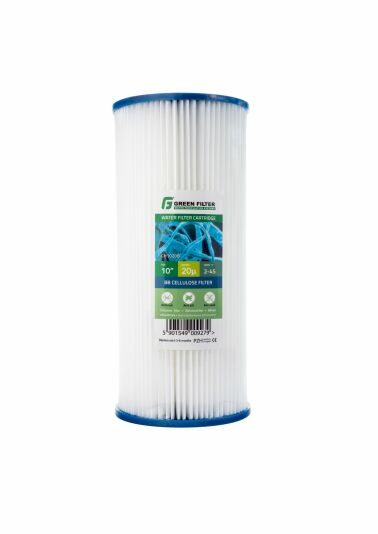 Mechaniczny wkład filtracyjny celulozowy 10" średnica 4 1/2" Big Blue - usuwa piasek, rdze i zawiesiny