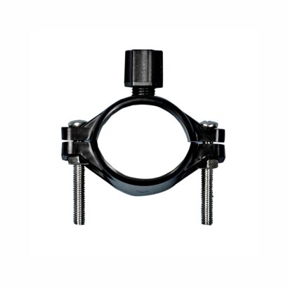 Obejma odpływu czarna 1/4" JACO