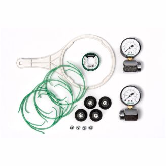 SYSTEM NARUROWY BIG BLUE 3x10 zestaw z manometrami - 4