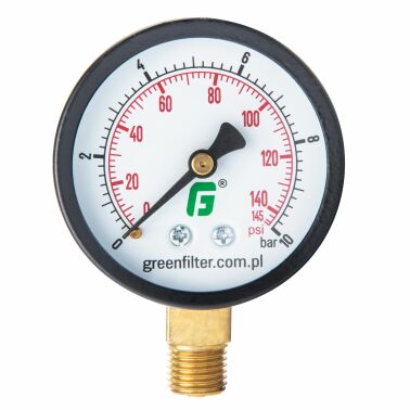 MANOMETR CIŚNIENIOMIERZ DO FILTRÓW OSMOZA RO 1/4''