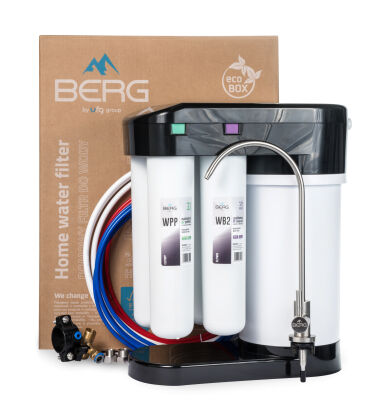 Filtr odwróconej osmozy RO BERG 100 GPD z mineralizatorem – system filtracji wody pod zlew