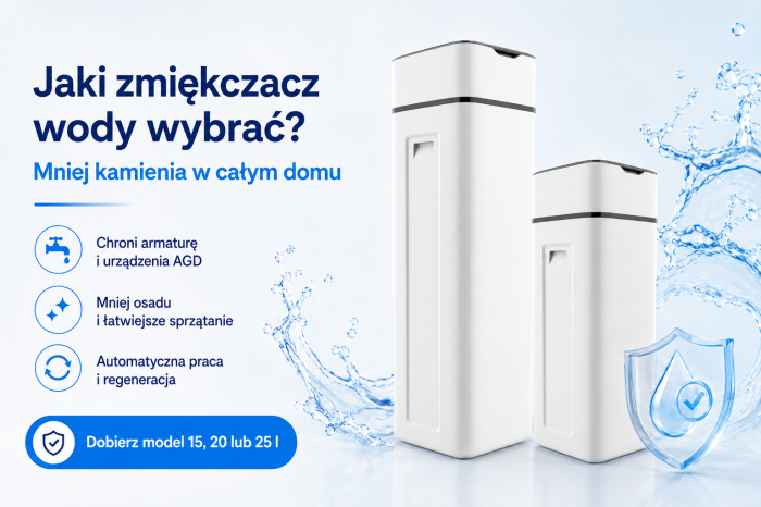 Zmiękczacz wody do domu. Jak wybrać odpowiedni model i pozbyć się kamienia?